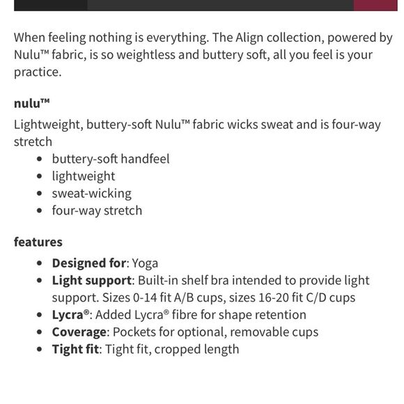 Lululemon 6 Align Tank Top Diamond Dye Tidewater Teal Graphite Grey Padded NWT - Picture 10 of 13